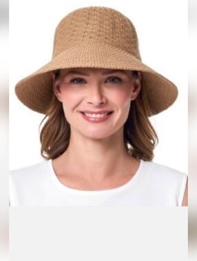 COOLIBAR Marina Cloche Wide Brim Sun Hat - Tan